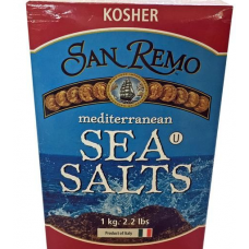 1000700 san Remo  Fine Sea salt 12/1Kg