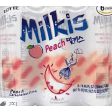 3539445 Lotte Milkis - Peach 5/6x250 ml