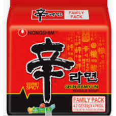 3600576 Nongshim US Sin Ramyun Noodles 6/4 pk