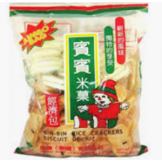 3591150 Bin Bin Bulk Pk Rice Crackers 00043 6/450 g
