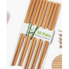 3610200 Bamboo Chinese Chopstick 10/pk 20cs
